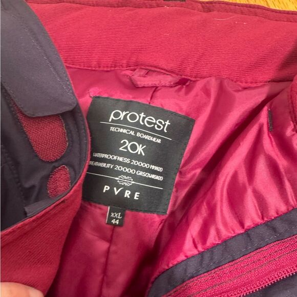 Protest Carmacks Ski snowboard Pants in plum XXL women’s - Picture 7 of 7